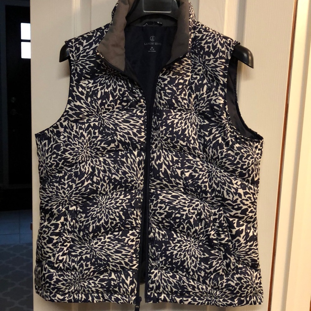 Lands’ End Puff Vest!